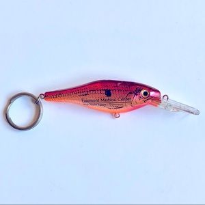 3/$15 NEW Fishing Lure Tackle Keychain Jigging Rattle UNISEX, 1 Keychain NWOT